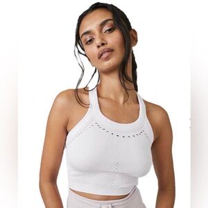 Free People FP Movement Serendipity Racerback Rib
Crop Tank